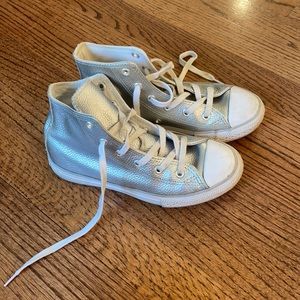 Silver Converse
